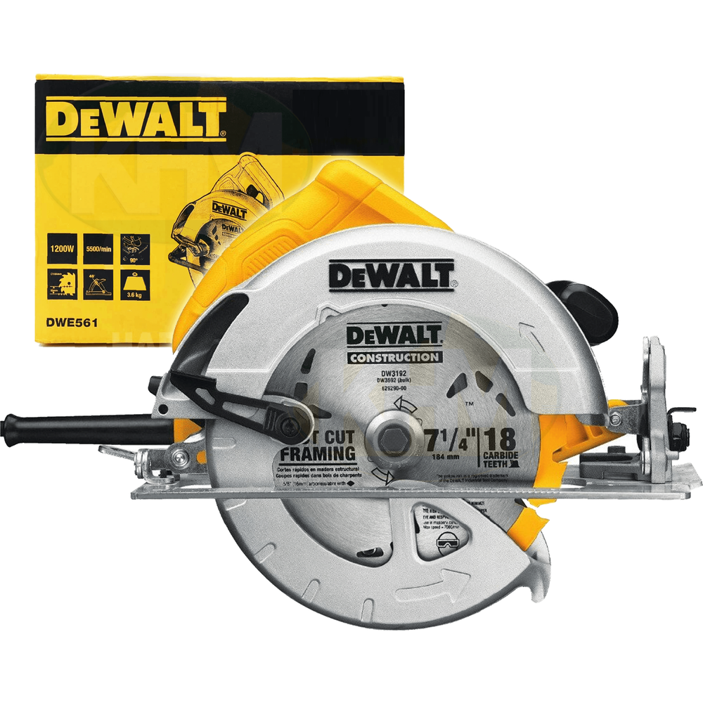 DEWALT Kit Sierra Circular Dewalt Inal. 71/4 60V + 2 Bat 6a+Carg.