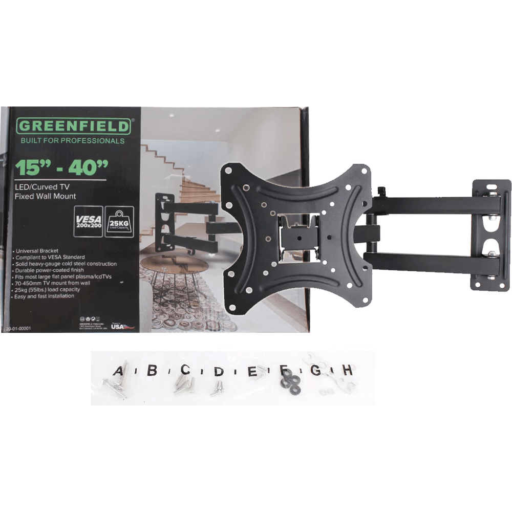 Greenfield MCR-X200 TV Wall Mount Bracket 15"-40" - KHM Megatools Corp.