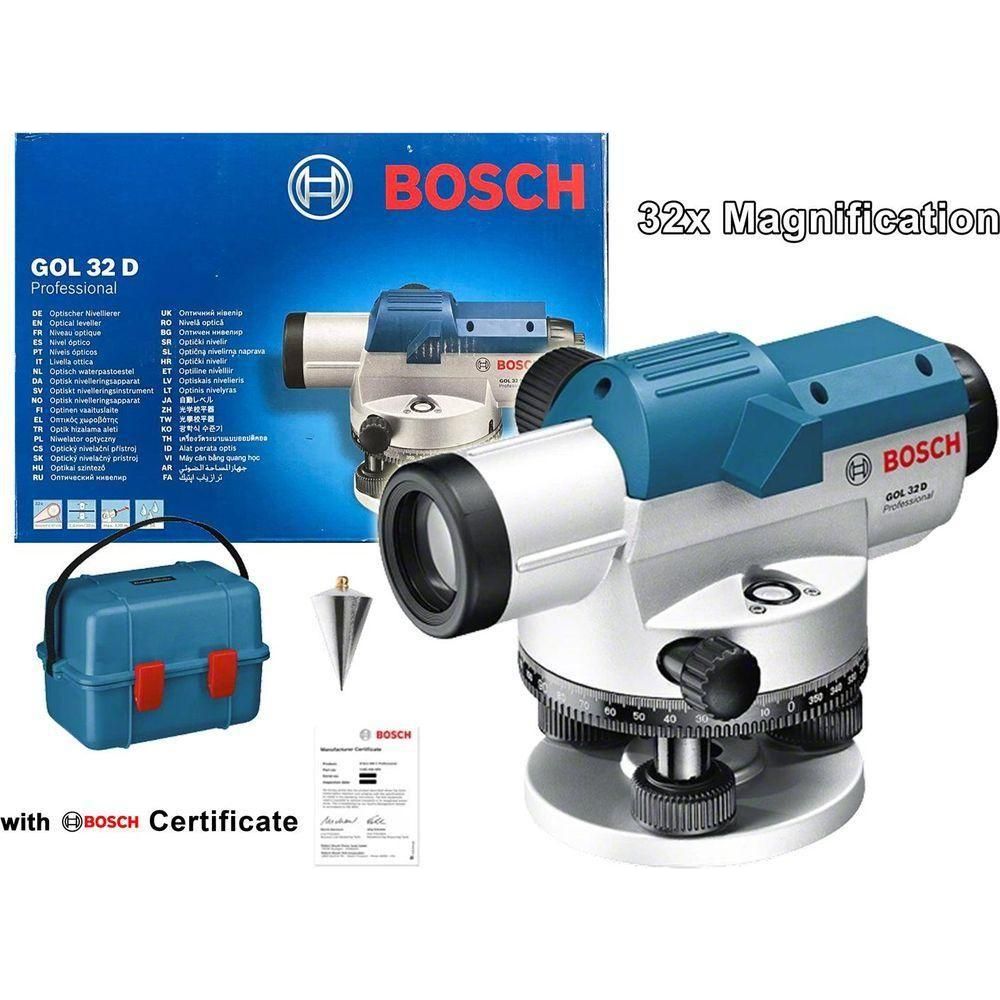 Bosch GOL 32 D Surveyor - Optical Level (120m) | Bosch by KHM Megatools Corp. Bosch GOL 32 D Surveyor - Optical Level (120m) | Bosch by KHM Megatools Corp.