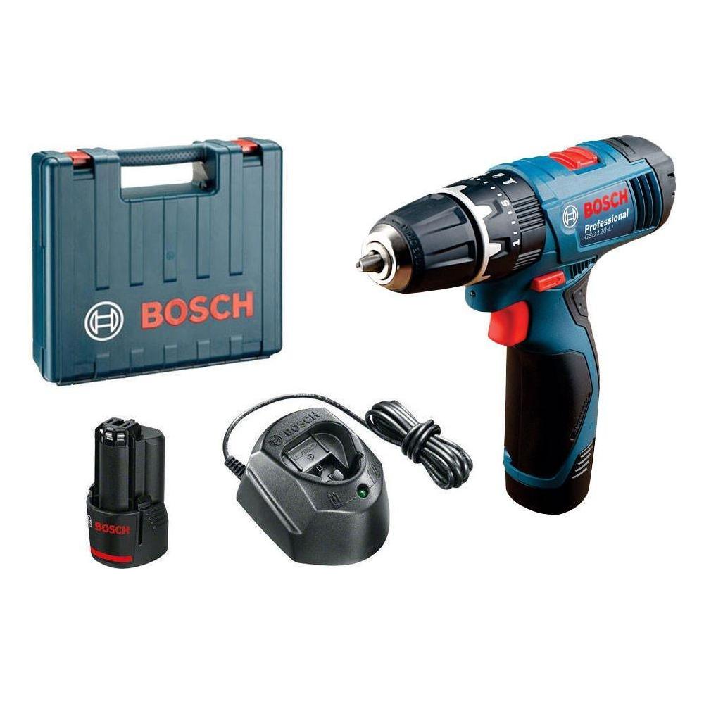 Bosch GSB 120 LI Cordless Impact Drill - Driver [Contractor's Choice] - Goldpeak Tools PH Bosch