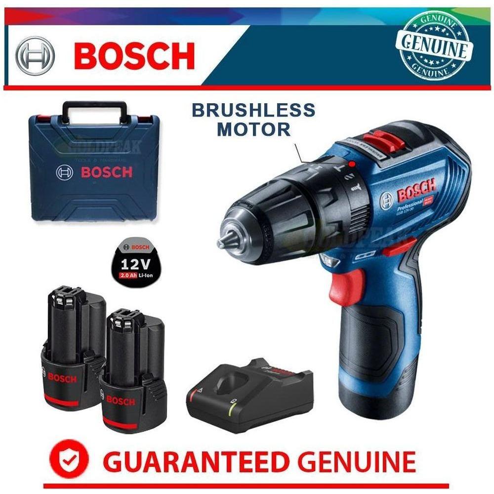 Bosch GSB 12V-30 Cordless Brushless Impact Drill - Driver - Goldpeak Tools PH Bosch Bosch GSB 12V-30 Cordless Brushless Impact Drill - Driver - Goldpeak Tools PH Bosch