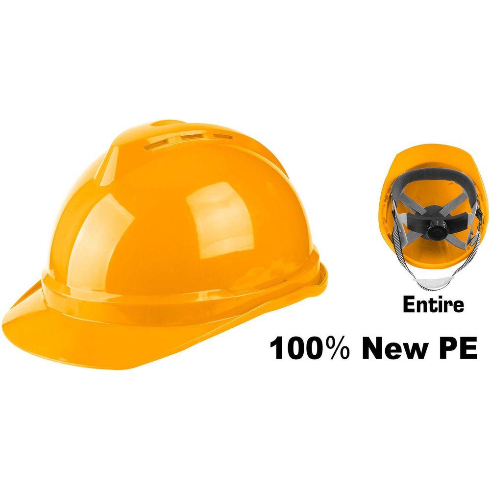 Yellow Plastic Construction Hats 12ct
