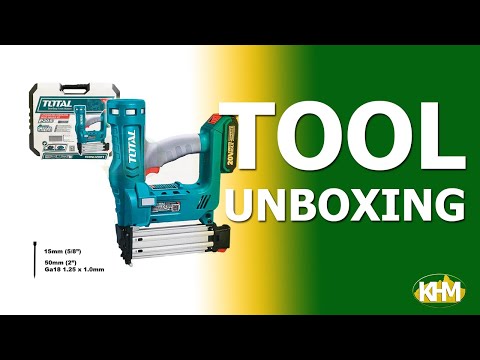Total TCBNLI2001 20V Cordless Brad Nailer / Nail Gun Kit F50