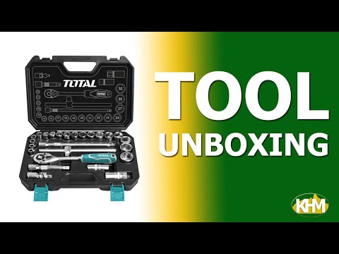 Total THT121251 25pcs Socket Wrench Set 1/2" Drive