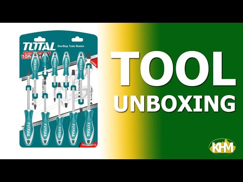 Total THT250610 10pcs Screwdriver Set