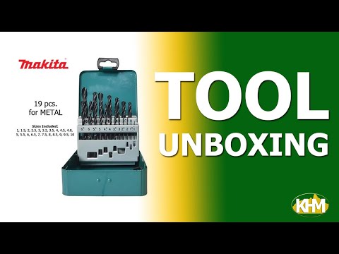 Makita D-54081 HSS-R Metal Drill Bit Set 19pcs.