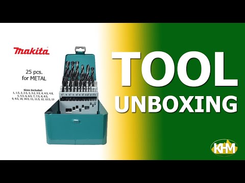 Makita D-54097 HSS-R Metal Drill Bit Set 25 pcs.