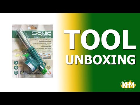 Sonic SGT-777 One Touch Butane Gas Torch (Butane Powered)