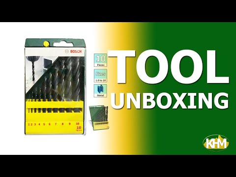 Bosch 10pcs HSS Metal Drill Bit Set (2607019442)