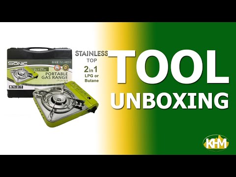 Sonic SPGR-808 2in1 Stainless Portable Gas Range (Butane/LPG)