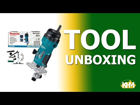 Makita MT M3702B Palm Router 1/4" 530W (Soft Start)