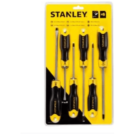 Stanley 65-242 Cushion Grip Screwdriver 6 pcs. Set | Stanley by KHM Megatools Corp. Stanley 65-242 Cushion Grip Screwdriver 6 pcs. Set | Stanley by KHM Megatools Corp.