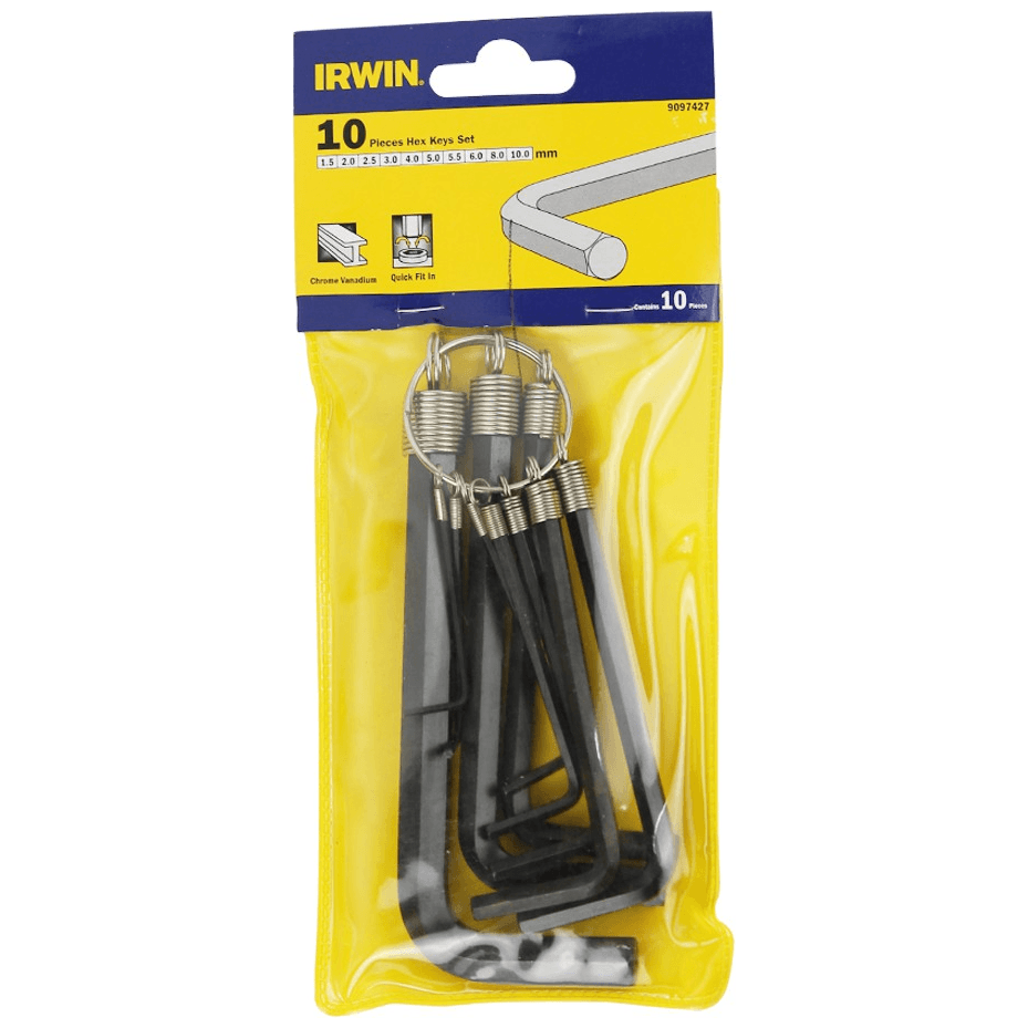 Irwin T9097427 Hexagonal Allen Wrench Set 10pcs (Metric) | Irwin by KHM Megatools Corp. Irwin T9097427 Hexagonal Allen Wrench Set 10pcs (Metric) | Irwin by KHM Megatools Corp.