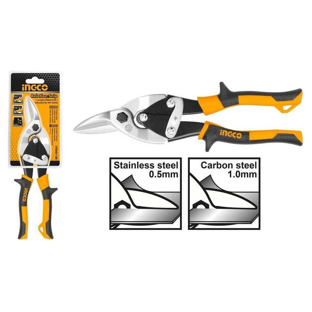 Ingco HTSN0110L Aviation Snip Left 10" - KHM Megatools Corp.
