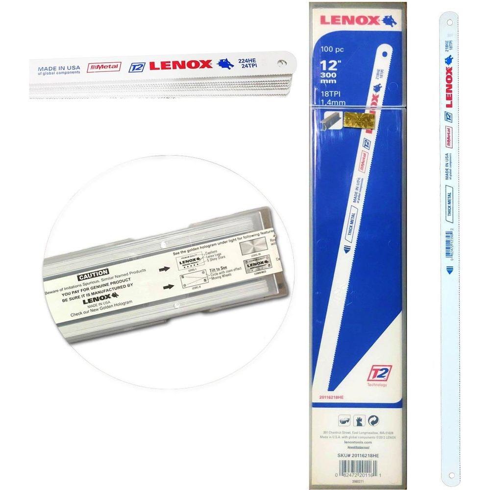 Lenox Bi-Metal T2™ Hacksaw Blade - Goldpeak Tools PH Lenox