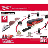 Milwaukee C12MT-S Cordless Oscillating Tool Kit Set - Goldpeak Tools PH Milwaukee