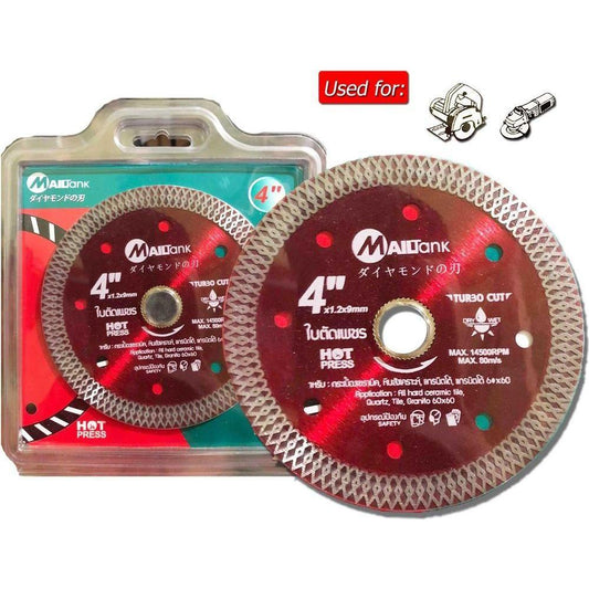 Mailtank Diamond Cut Off Wheel 4" SUPERTHIN - Goldpeak Tools PH Mailtank