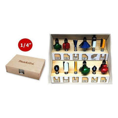 Makita Router Bit Set (A-91051) 12pcs - Goldpeak Tools PH Makita