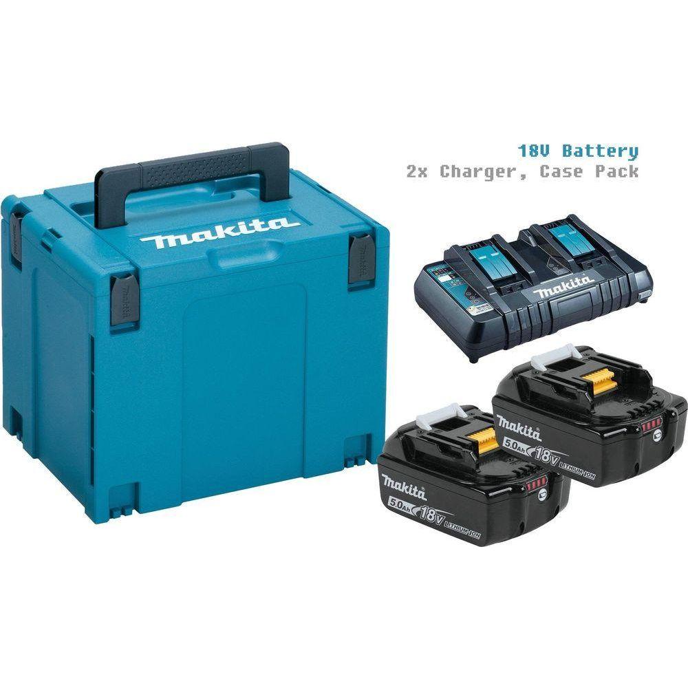Makita MKP4PT1831 18V LXT Power Source Kit (CASE,BATTERY,CHARGER) - Goldpeak Tools PH Makita Makita MKP4PT1831 18V LXT Power Source Kit (CASE,BATTERY,CHARGER) - Goldpeak Tools PH Makita