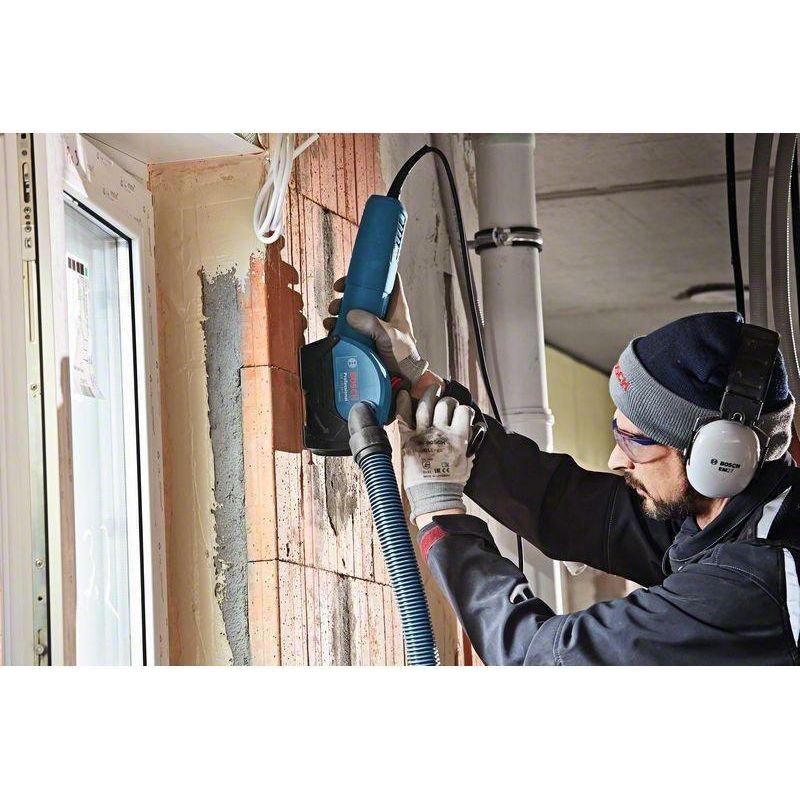 Bosch GDE 125 EA-T Dust Extractor Guard Attachment for Bosch 5" Grinder - KHM Megatools Corp. Bosch GDE 125 EA-T Dust Extractor Guard Attachment for Bosch 5" Grinder - KHM Megatools Corp.