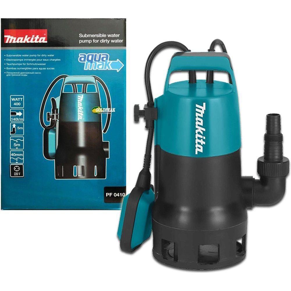Makita PF0410 Submersible Pump (Dirty Water) - Goldpeak Tools PH Makita Makita PF0410 Submersible Pump (Dirty Water) - Goldpeak Tools PH Makita