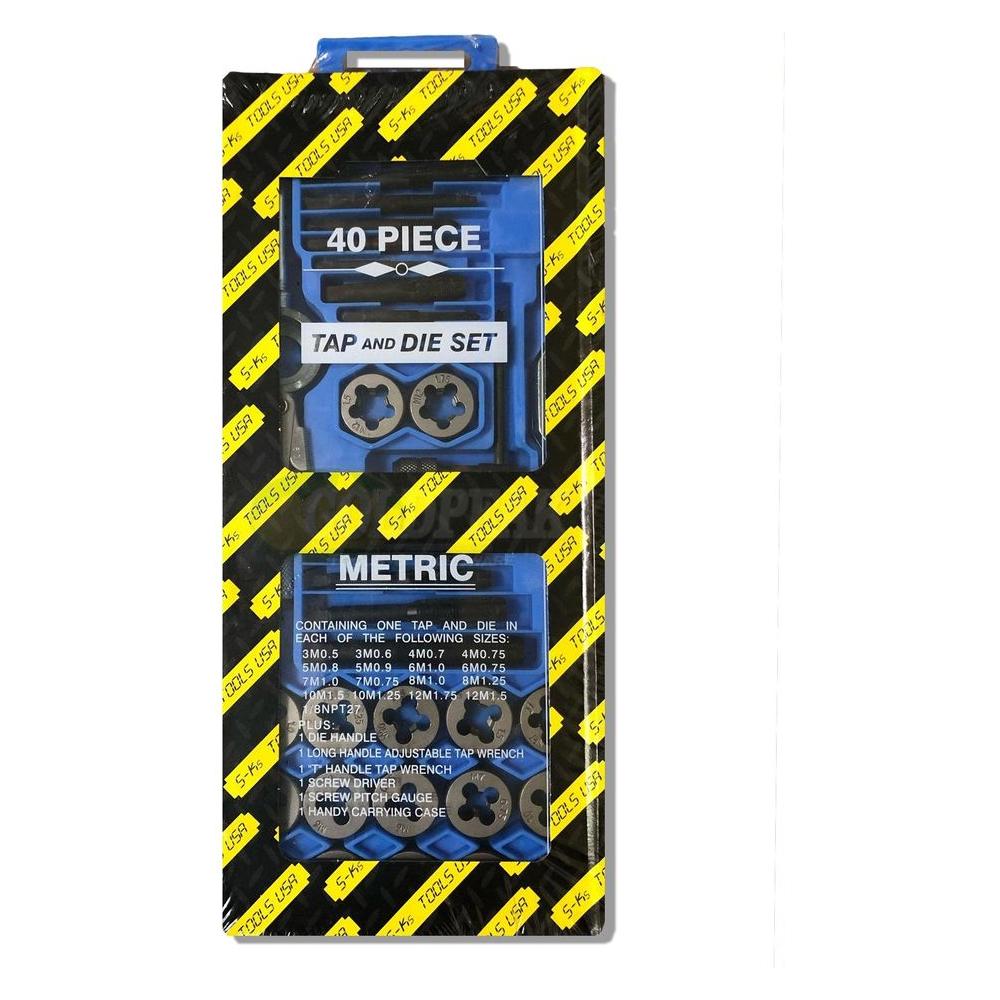 SKS Tap & Die Set (40 pcs) - Goldpeak Tools PH SKS