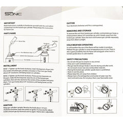 Sonic SST-202 Simple Blow Torch (Butane Powered) | Sonic by KHM Megatools Corp.