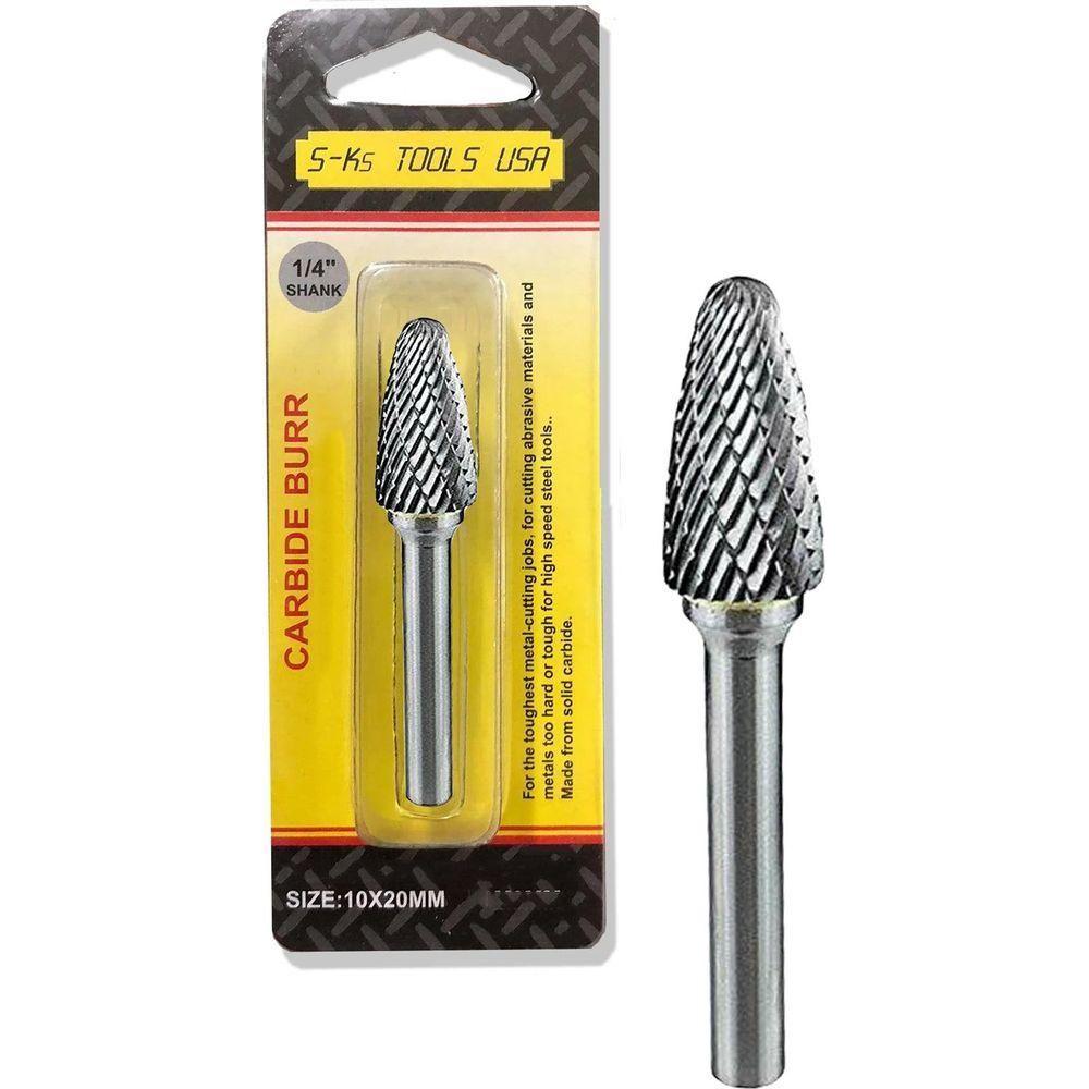 S-Ks Tools TR1020 Carbide Burrs (Tree Radius) for Grinding | S-Ks Tools USA by KHM Megatools Corp. S-Ks Tools TR1020 Carbide Burrs (Tree Radius) for Grinding | S-Ks Tools USA by KHM Megatools Corp.