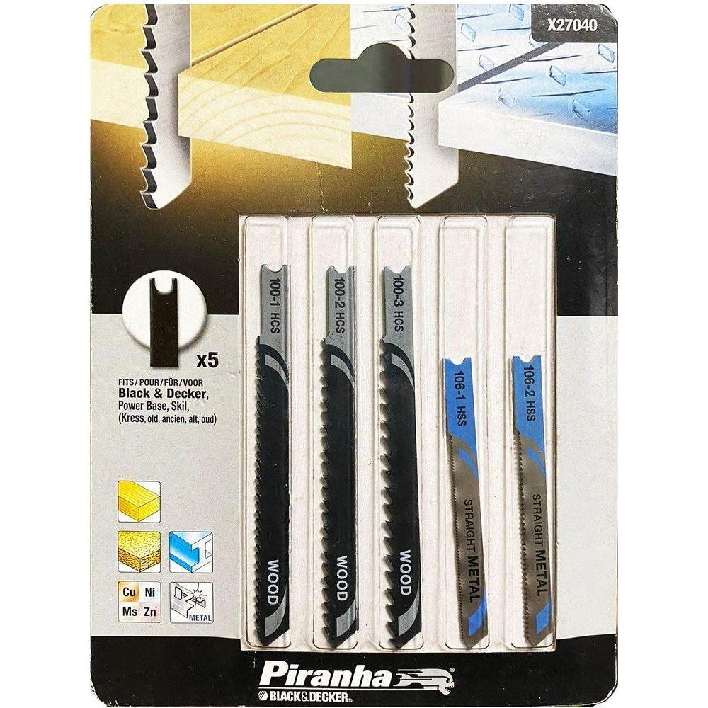 Black & Decker X27040 Jigsaw Blades Set (Piranha) - KHM Megatools Corp. Black & Decker X27040 Jigsaw Blades Set (Piranha) - KHM Megatools Corp.
