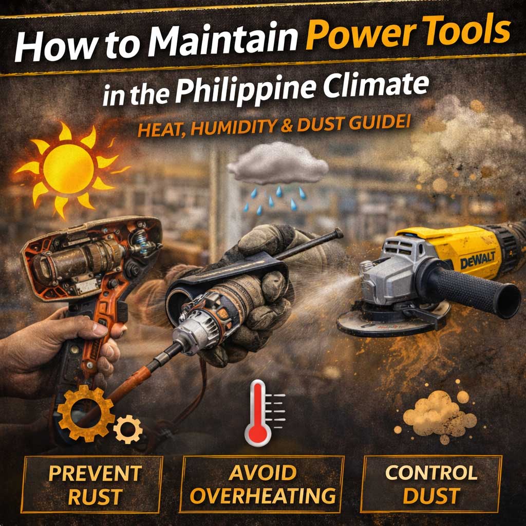 How to Maintain Power Tools in the Philippine Climate (Heat, Humidity & Dust Guide)