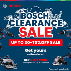 Bosch Sell out / Clearance Sale
