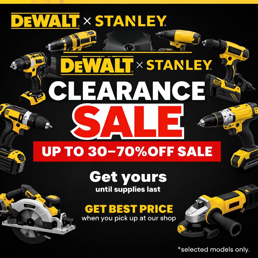 Dewalt & Stanley Powertools Clearance Sale – KHM Megatools Corp.