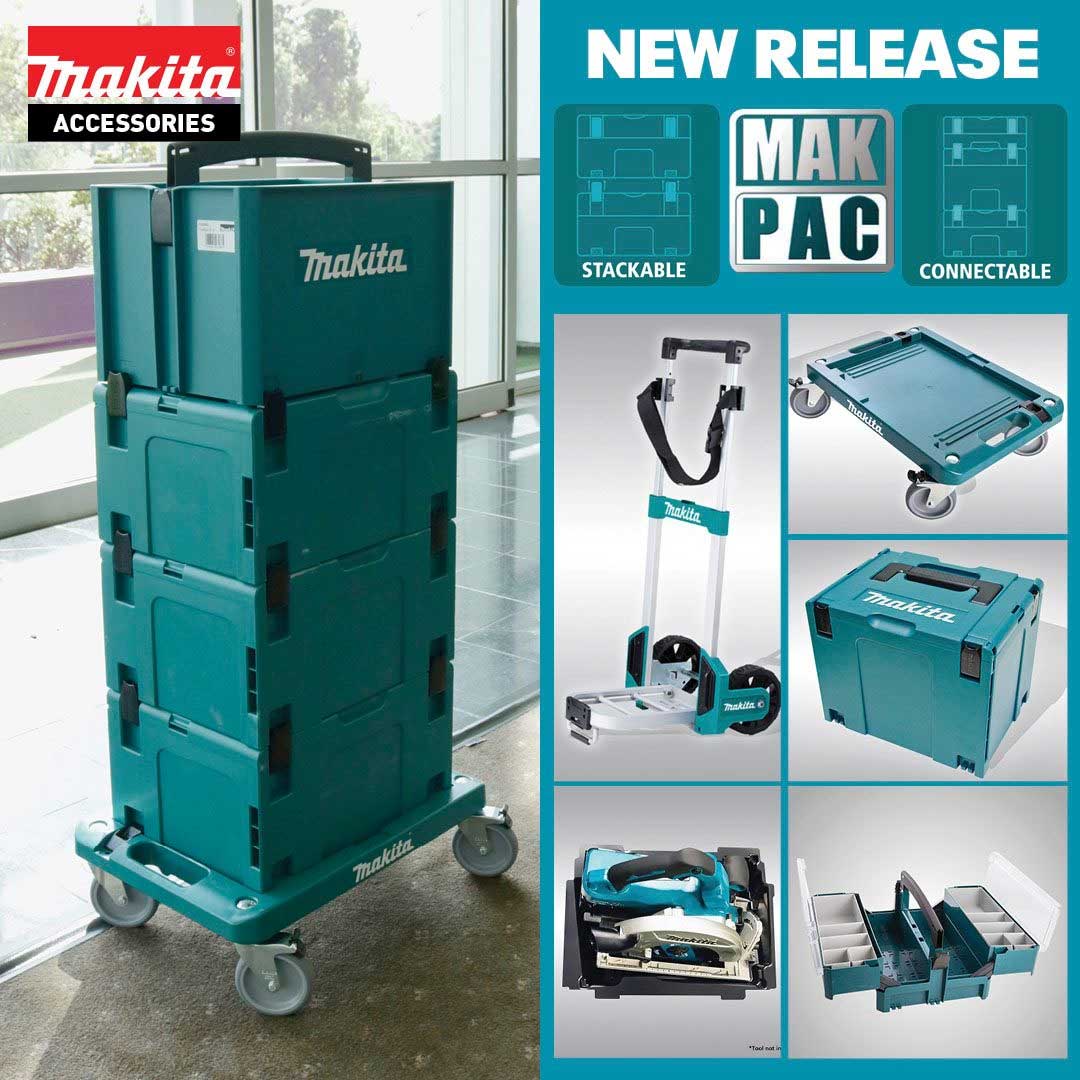 Makita Makpac Interlocking Cases / Tool box Storage Solutions – KHM ...