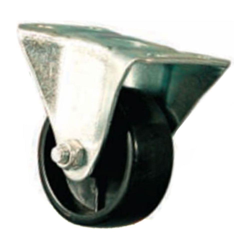 Viking Black Nylon Castor Wheels (308) (Fixed) | Viking by KHM Megatools Corp. Main image