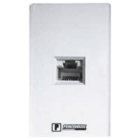 Powerhouse Electric 1 Gang Plate w/ Lan Outlet - KHM Megatools Corp.