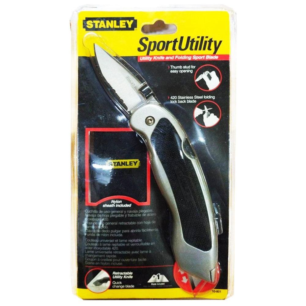 Stanley 10-801 Sports Utility Cutter Knife 6" - KHM Megatools Corp.