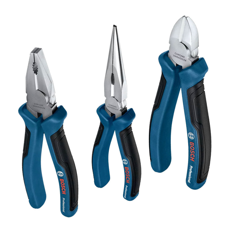 Bosch Pliers Set 3Pcs (1600A016BG) | Bosch by KHM Megatools Corp. Main image