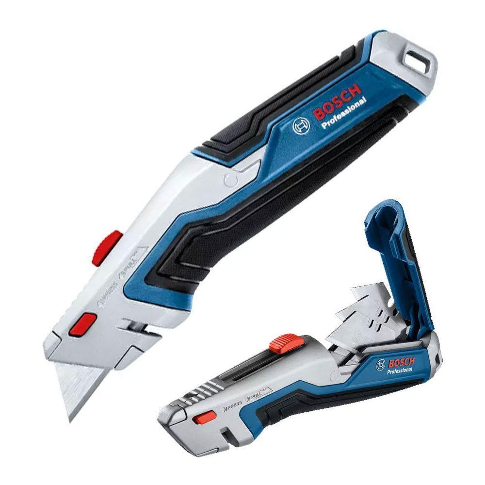 Bosch Retractable Utility Knife with 10Pcs Blades (1600A027M5) | Bosch by KHM Megatools Corp. Main image