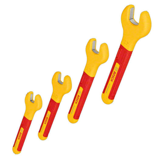 Bosch VDE Open Wrench Set 4Pcs (1600A02NE8) | Bosch by KHM Megatools Corp.