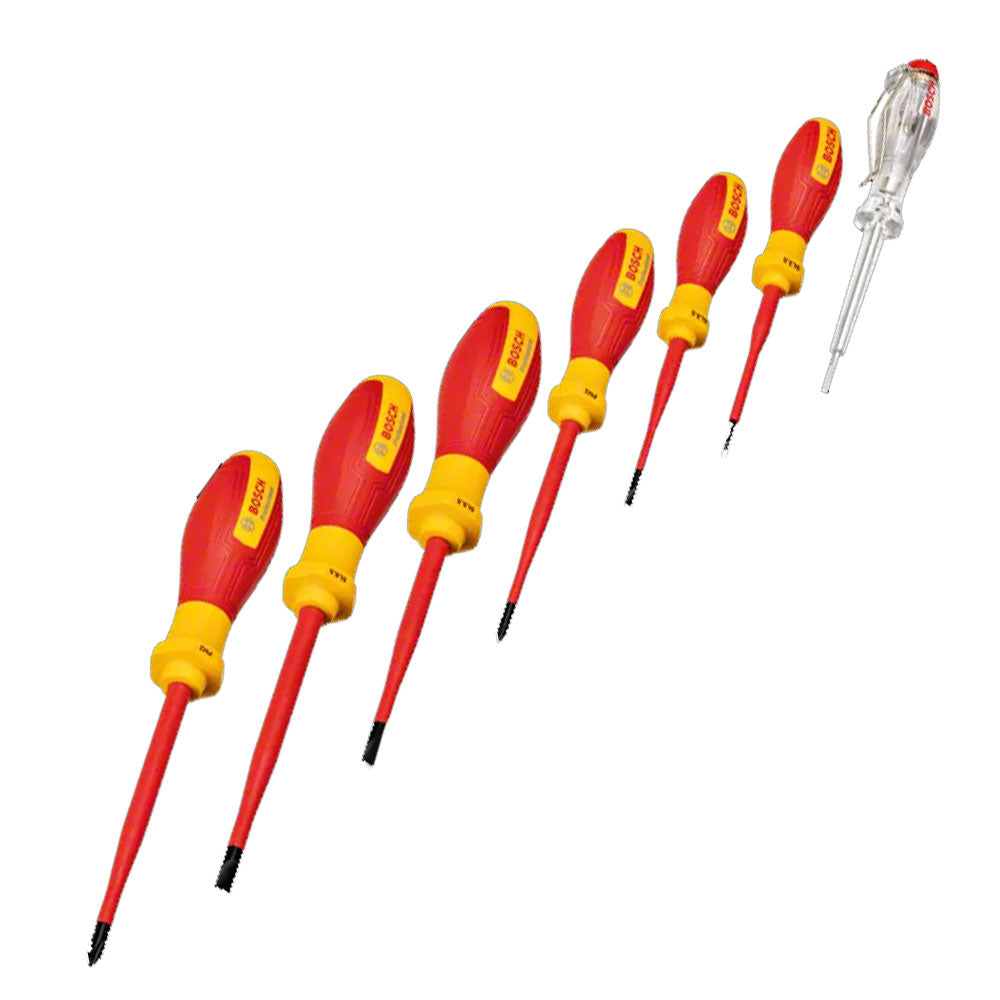 Bosch VDE SL/PH Screwdriver Set 7Pcs (1600A02NF7) | Bosch by KHM Megatools Corp. Main image