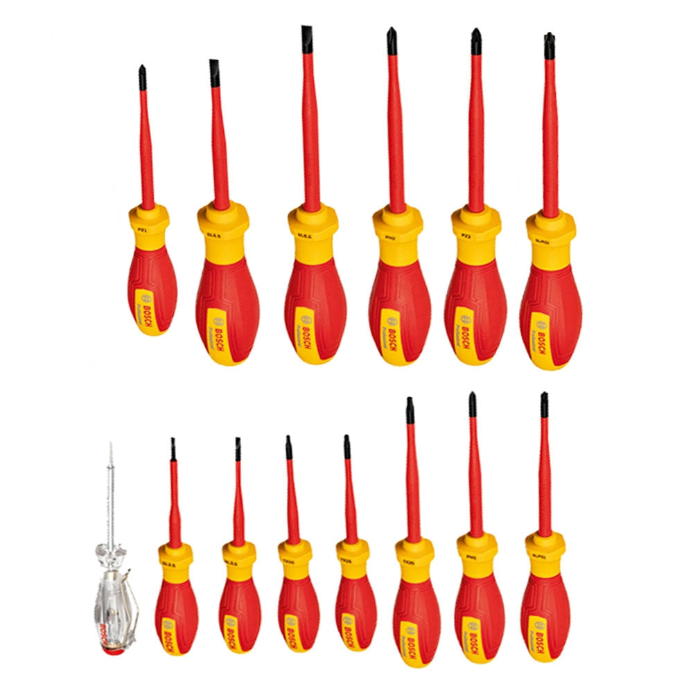 Bosch VDE Screwdriver Set 14Pcs (1600A02NF9) | Bosch by KHM Megatools Corp. Main image