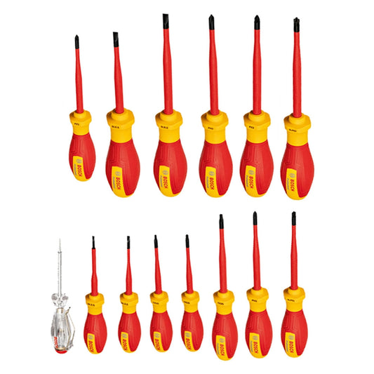Bosch VDE Screwdriver Set 14Pcs (1600A02NF9) | Bosch by KHM Megatools Corp.