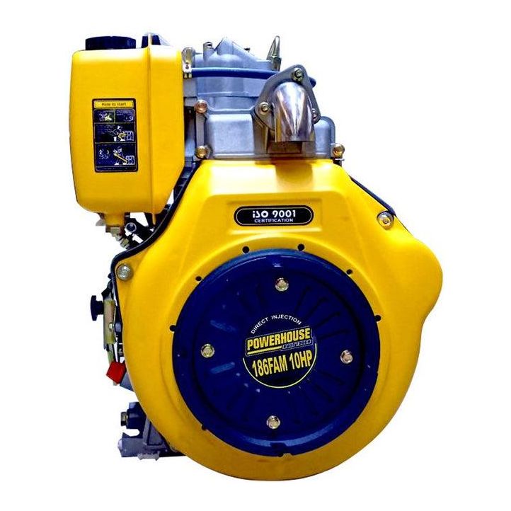 Powerhouse PWH-186FAM Diesel Engine (Marine Standard Speed) with S/S Pipe 12HP - KHM Megatools Corp.