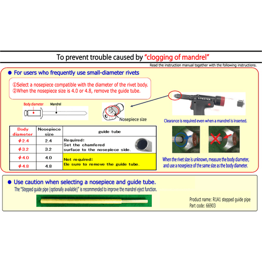 Lobster R1A1 Pneumatic Air Riveter 10.2kN - KHM Megatools Corp.