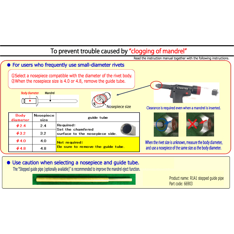 Lobster R1A2 Pneumatic Air Riveter 18.5kN
