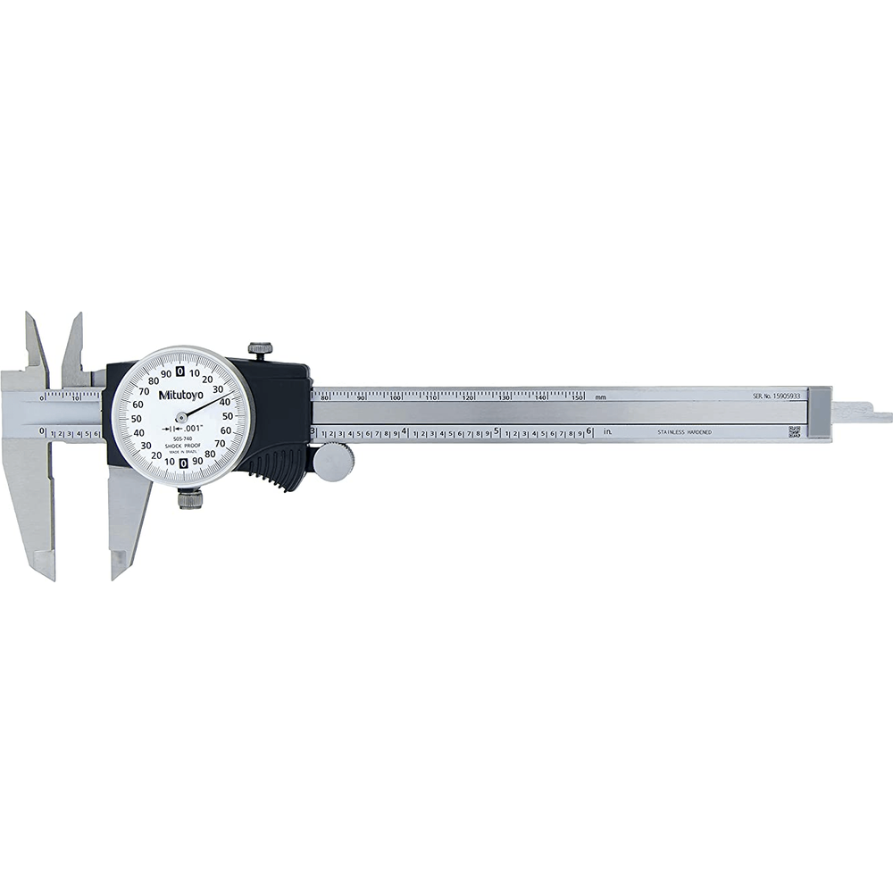 Mitutoyo 505-736 Dial Gauge Measure Caliper 6" - KHM Megatools Corp.