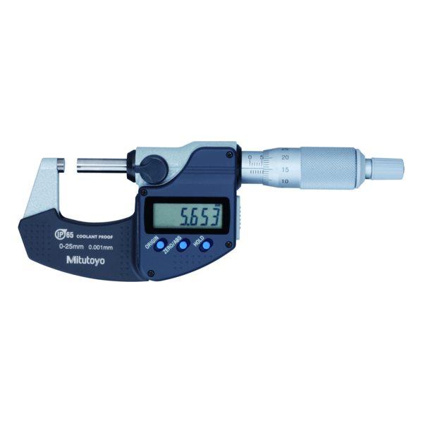 Mitutoyo 293-230-30 Digital Micrometer 25mm (IP65 Coolant Proof)