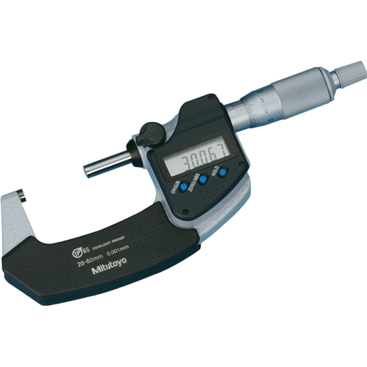 Mitutoyo 293-241-30 Digital Micrometer 25-50mm (IP65 Coolant Proof) - KHM Megatools Corp.