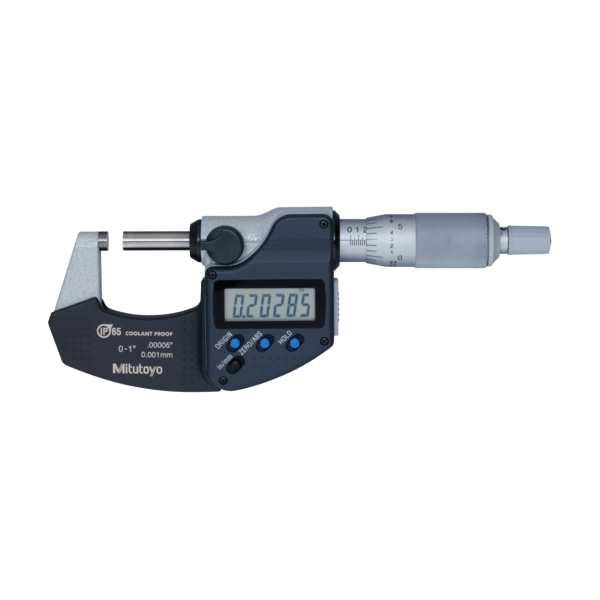 Mitutoyo 293-330-30 Digital Micrometer 1" (IP65 Coolant Proof)