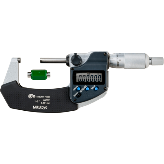 Mitutoyo 293-331-30 Digital Micrometer 1-2" (IP65 Coolant Proof) - KHM Megatools Corp.